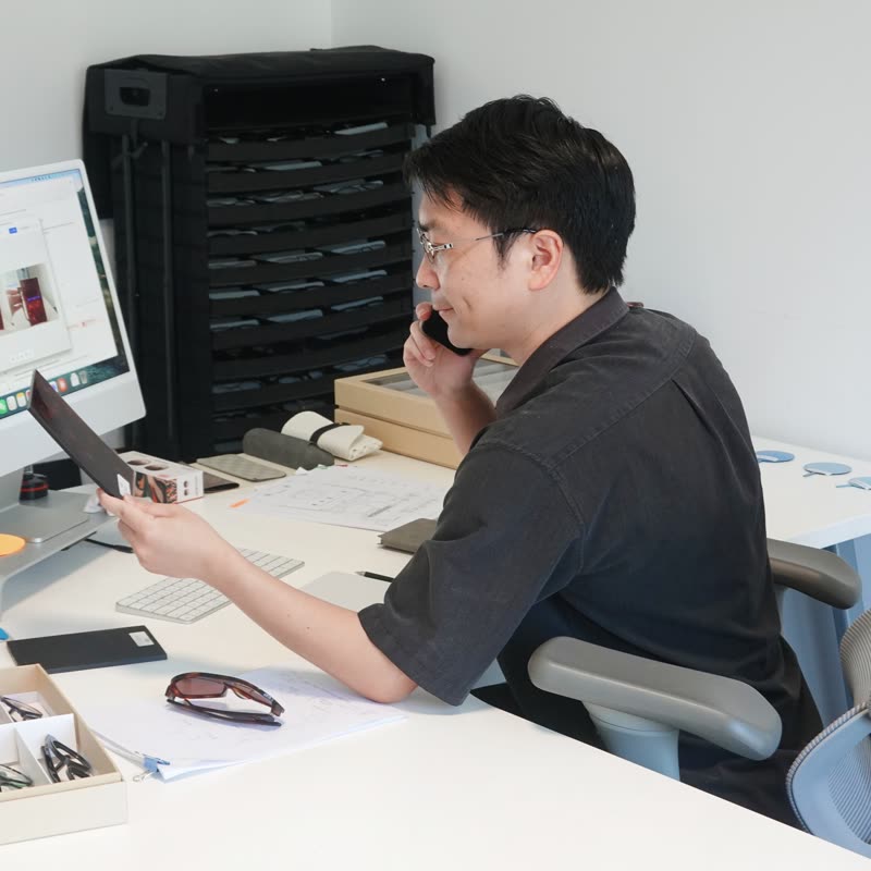 Sean, at work