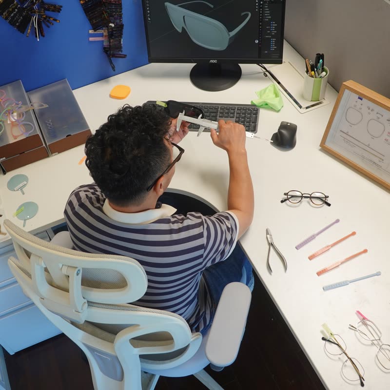 Henry, at work